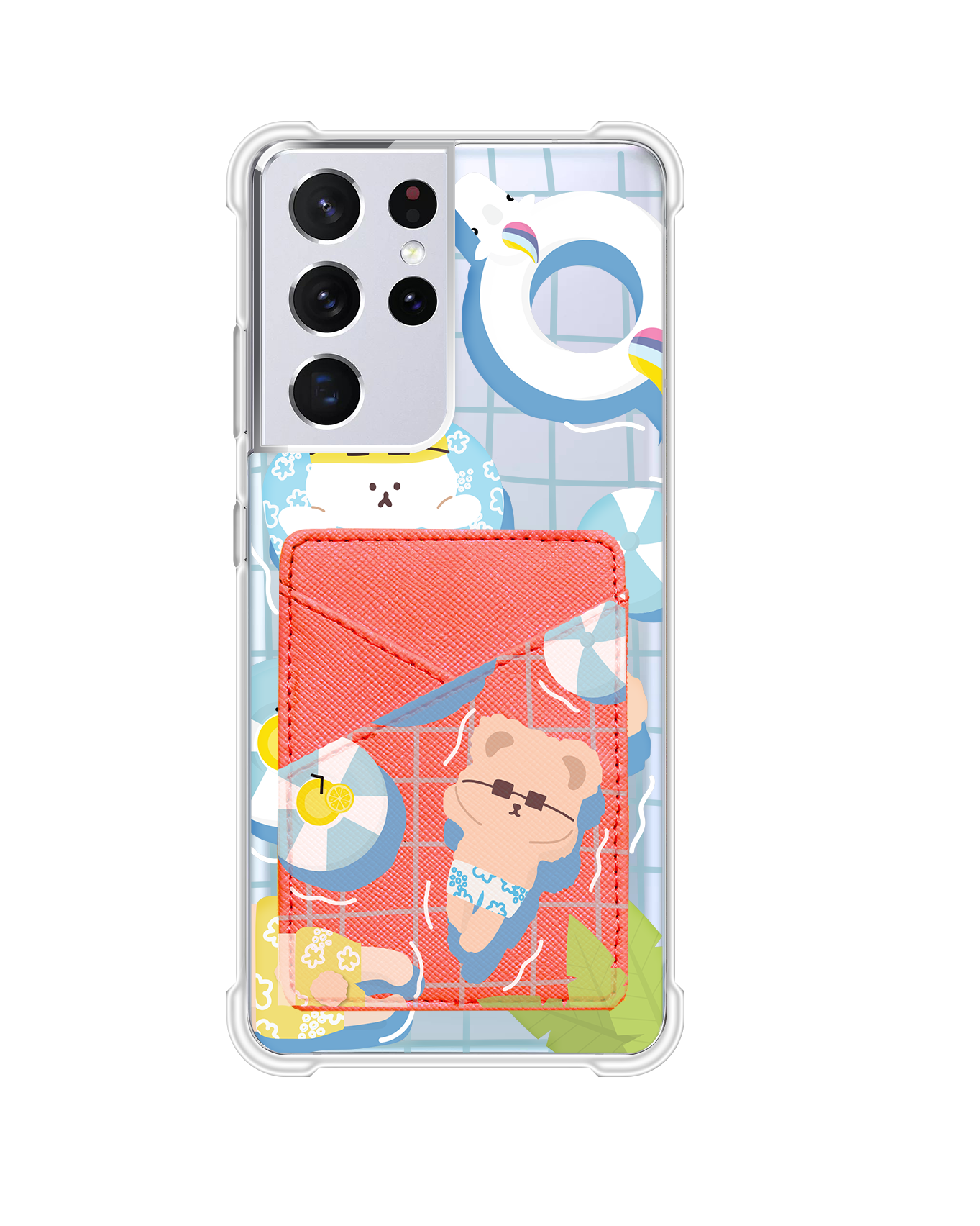Android Phone Wallet Case - Pool Party 1.0