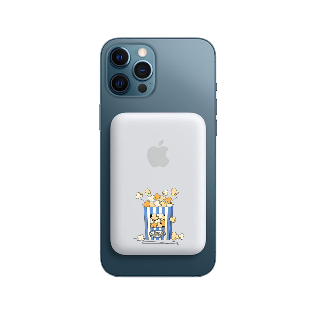 Magnetic Wireless Powerbank - Pop Corn