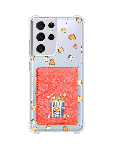 Android Phone Wallet Case - Popcorn