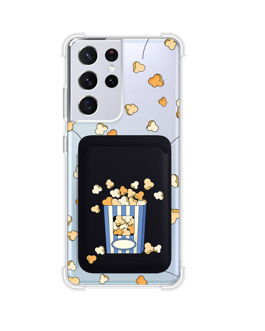 Android Magnetic Wallet Case - Pop Corn