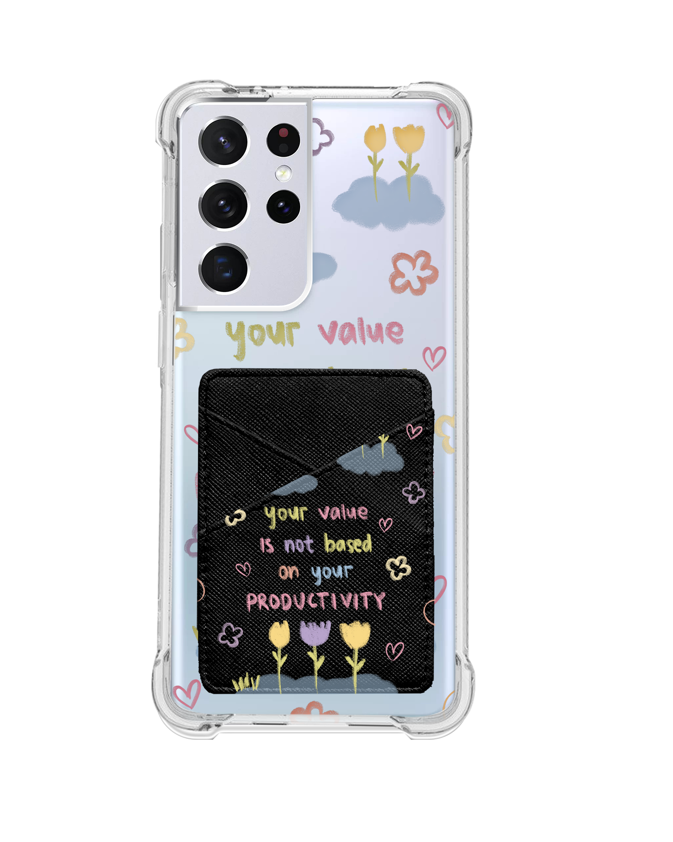 Android Phone Wallet Case - Positive Energy