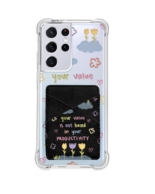 Android Phone Wallet Case - Positive Energy