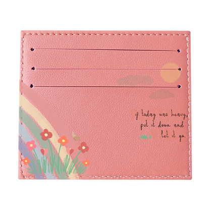 6 Slots Card Holder - Positive Vibes