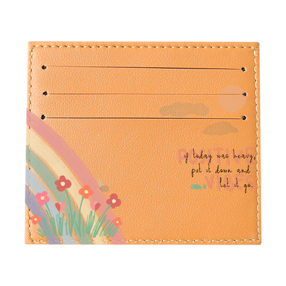 6 Slots Card Holder - Positive Vibes