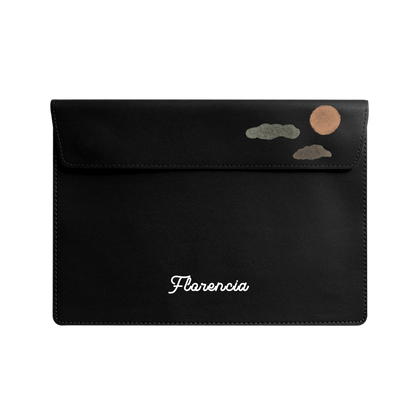 Vegan Leather Sleeve - Positive Vibes