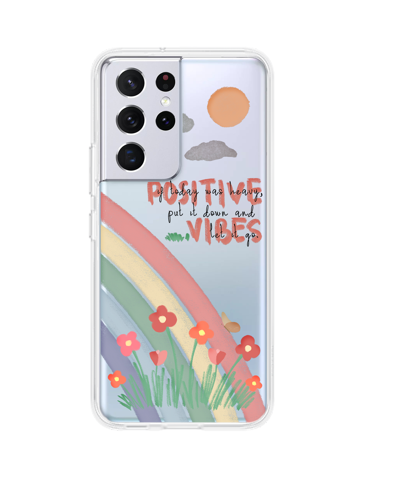 Android Rearguard Hybrid Case - Positive Vibes