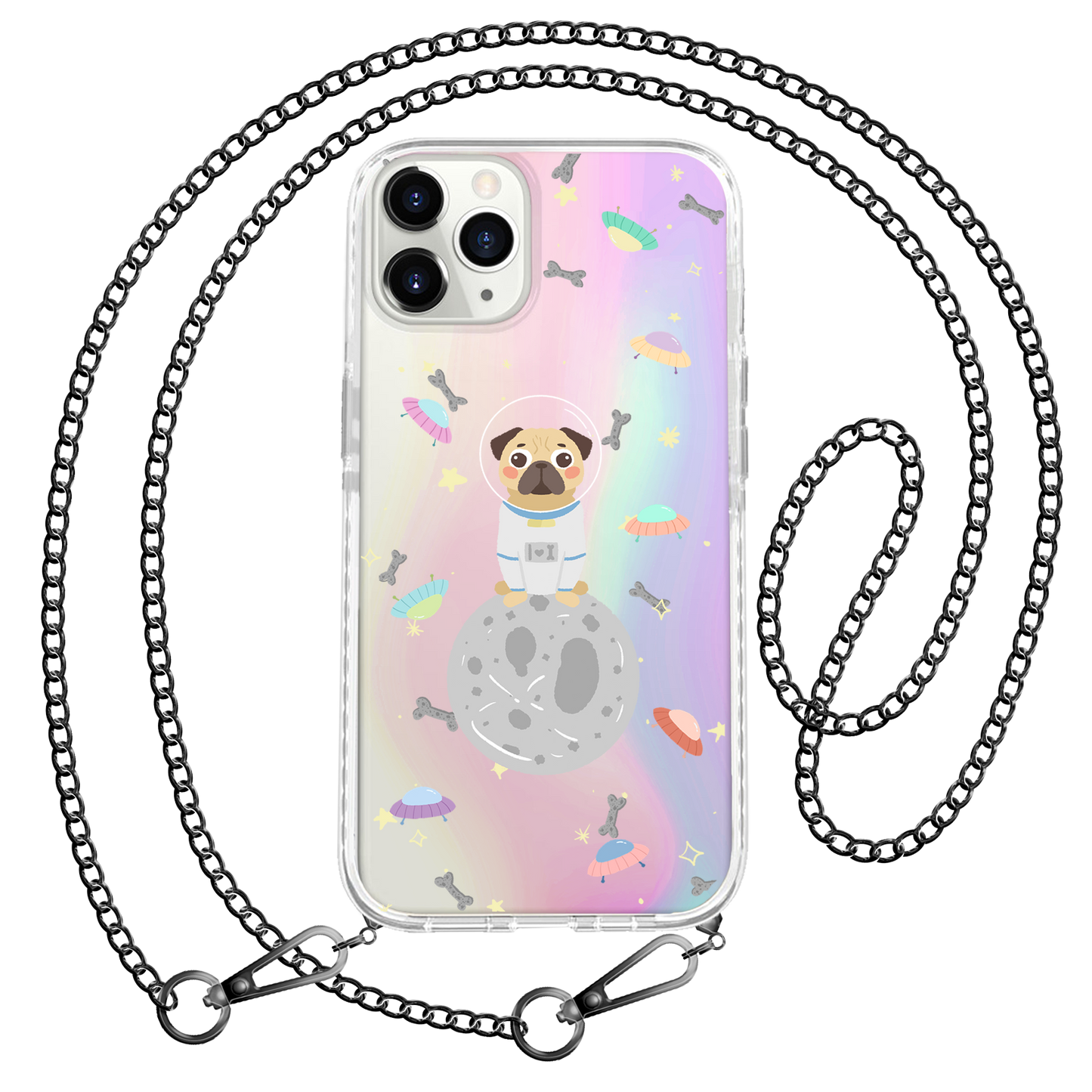 iPhone Rearguard Holo - Pugstronaut