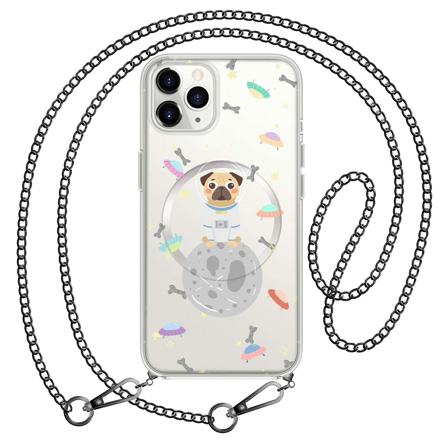 iPhone Rearguard Hybrid - Pugstronaut