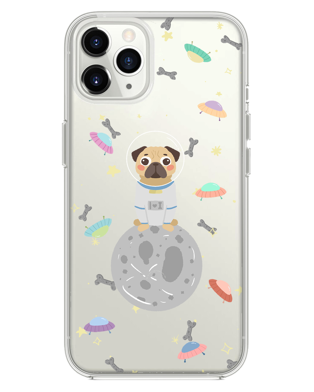 iPhone Rearguard Hybrid - Pugstronaut