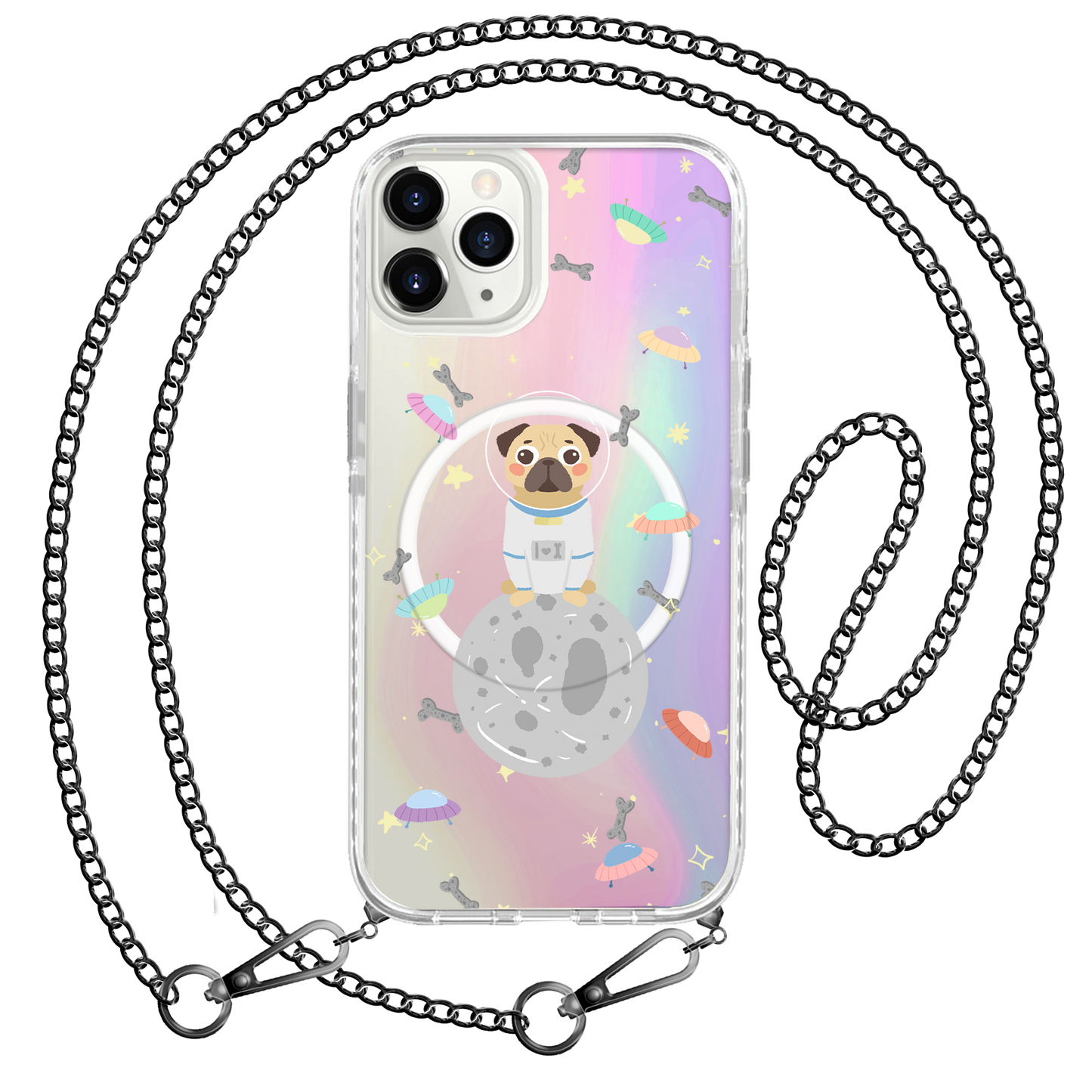 iPhone Rearguard Holo - Pugstronaut