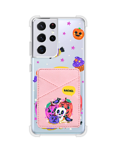 Android Phone Wallet Case - Pumpkins Monster