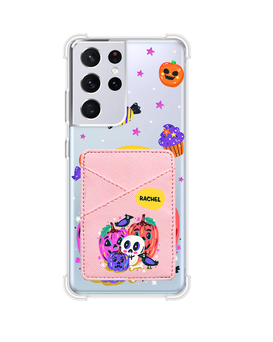 Android Phone Wallet Case - Pumpkins Monster