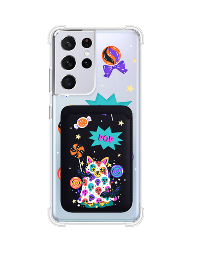 Android Magnetic Wallet Case - Puppy Monster