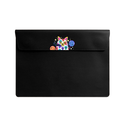 Vegan Leather Sleeve - Puppy Monster
