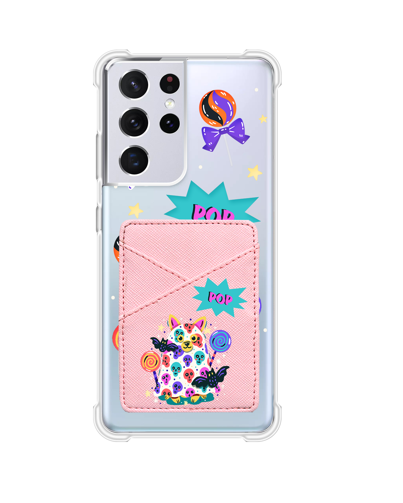 Android Phone Wallet Case - Puppy Monster