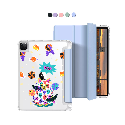 iPad Macaron Flip Cover - Puppy Monster