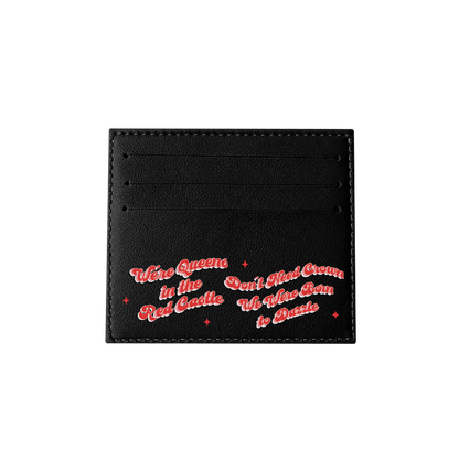 6 Slots Card Holder - Red Velvet Luv