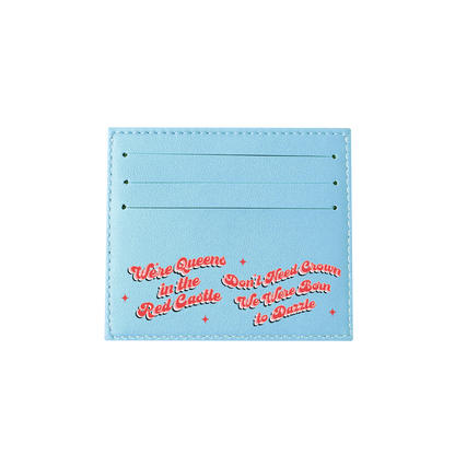 6 Slots Card Holder - Red Velvet Luv