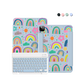 iPad / Android Tab Wireless Keyboard Flipcover - Rainbow