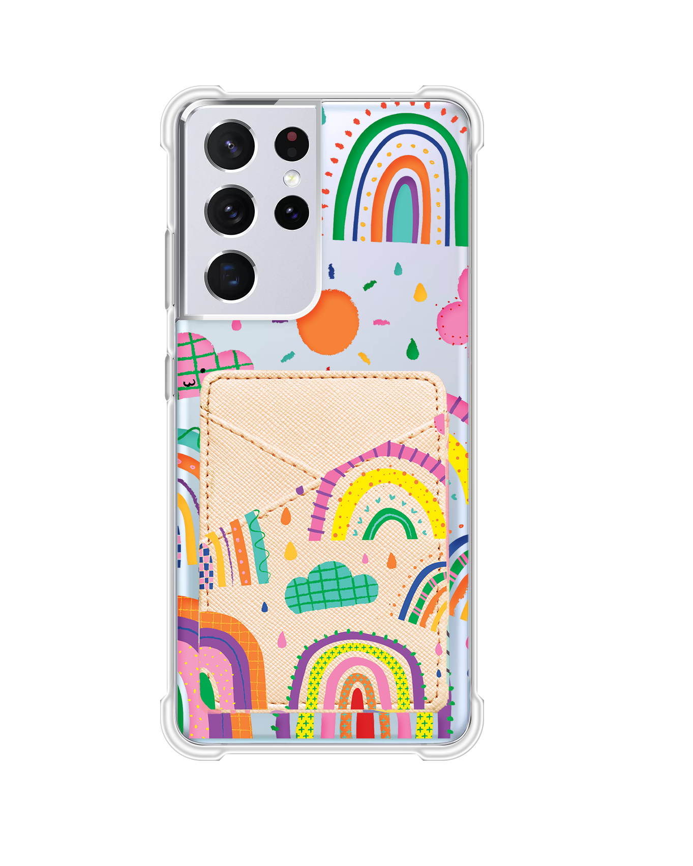 Android Phone Wallet Case - Rainbow 2.0
