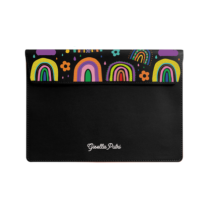 Vegan Leather Sleeve - Rainbow