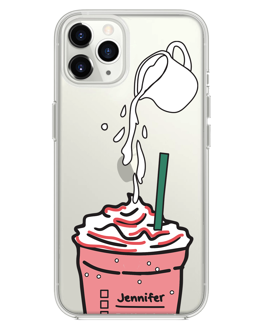 iPhone Rearguard Hybrid - Raspberry Frappe