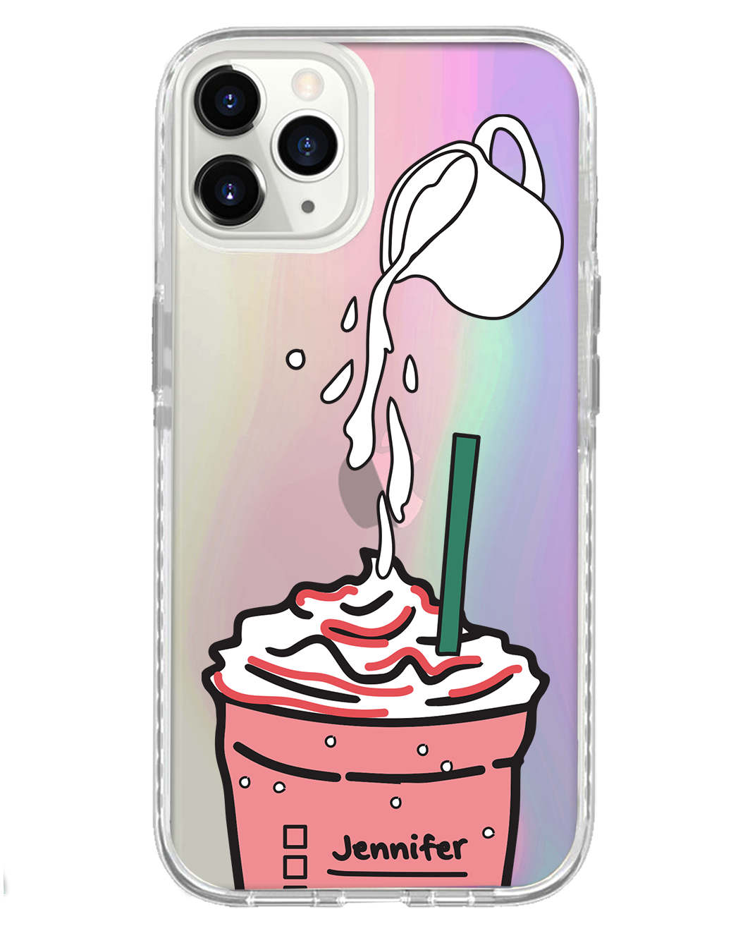 iPhone Rearguard Holo - Rasberry Frappe