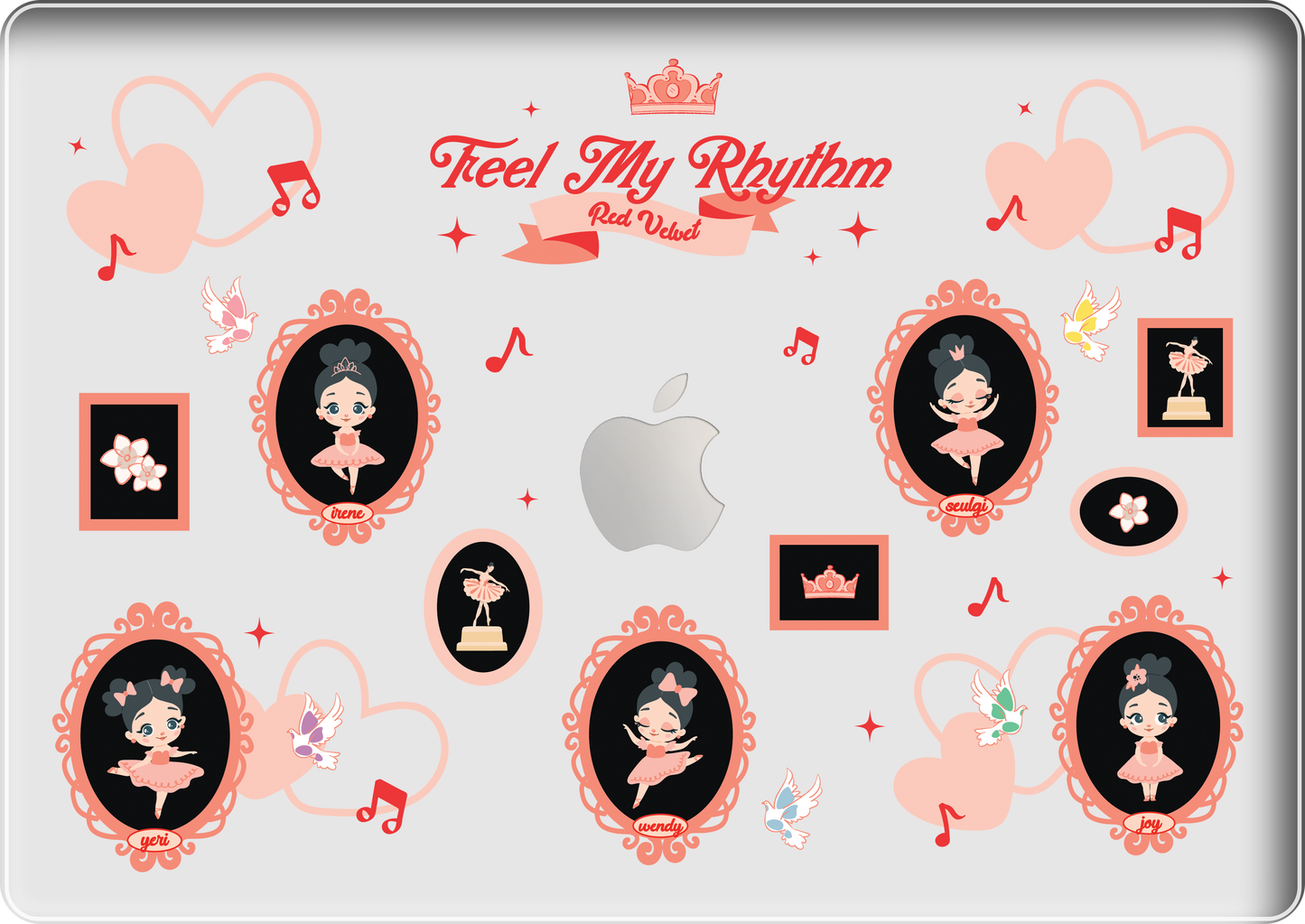 Macbook Snap Case - Red Velvet Feel My Rhythm