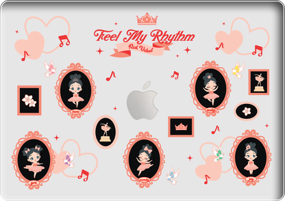Macbook Snap Case - Red Velvet Feel My Rhythm
