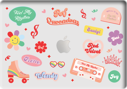 Macbook Snap Case - Red Velvet Sticker Pack