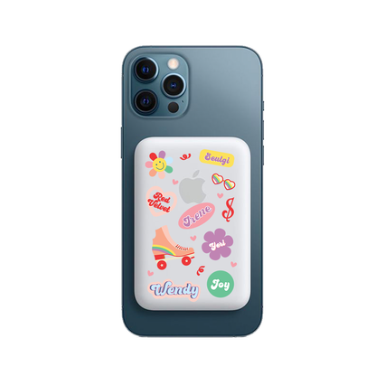 Magnetic Wireless Powerbank - Red Velvet Sticker Pack