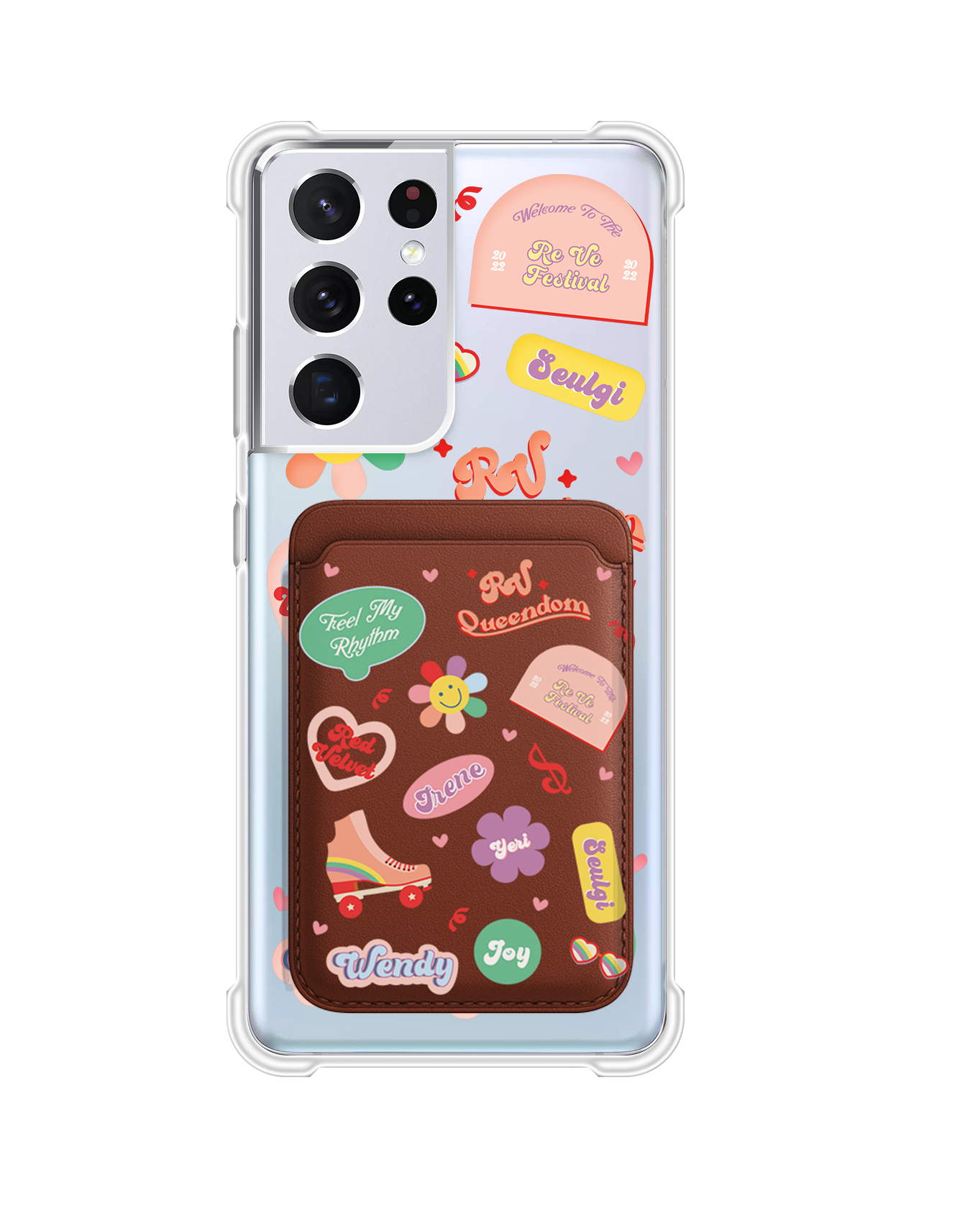 Android Magnetic Wallet Case - Red Velvet Sticker Pack – Caseuphoria