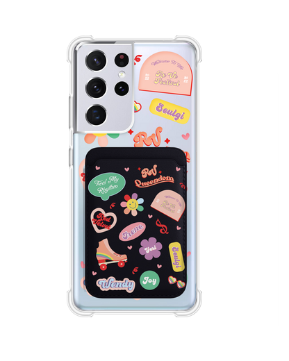 Android Magnetic Wallet Case - Red Velvet Sticker Pack