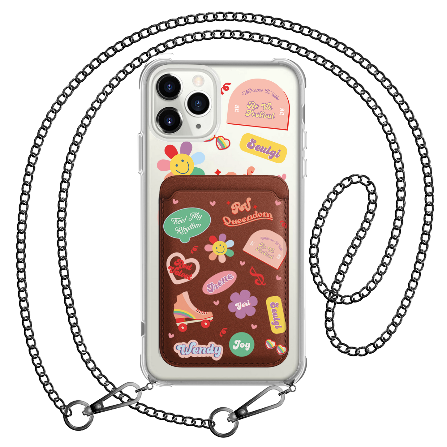 iPhone Magnetic Wallet Case - Red Velvet Sticker Pack