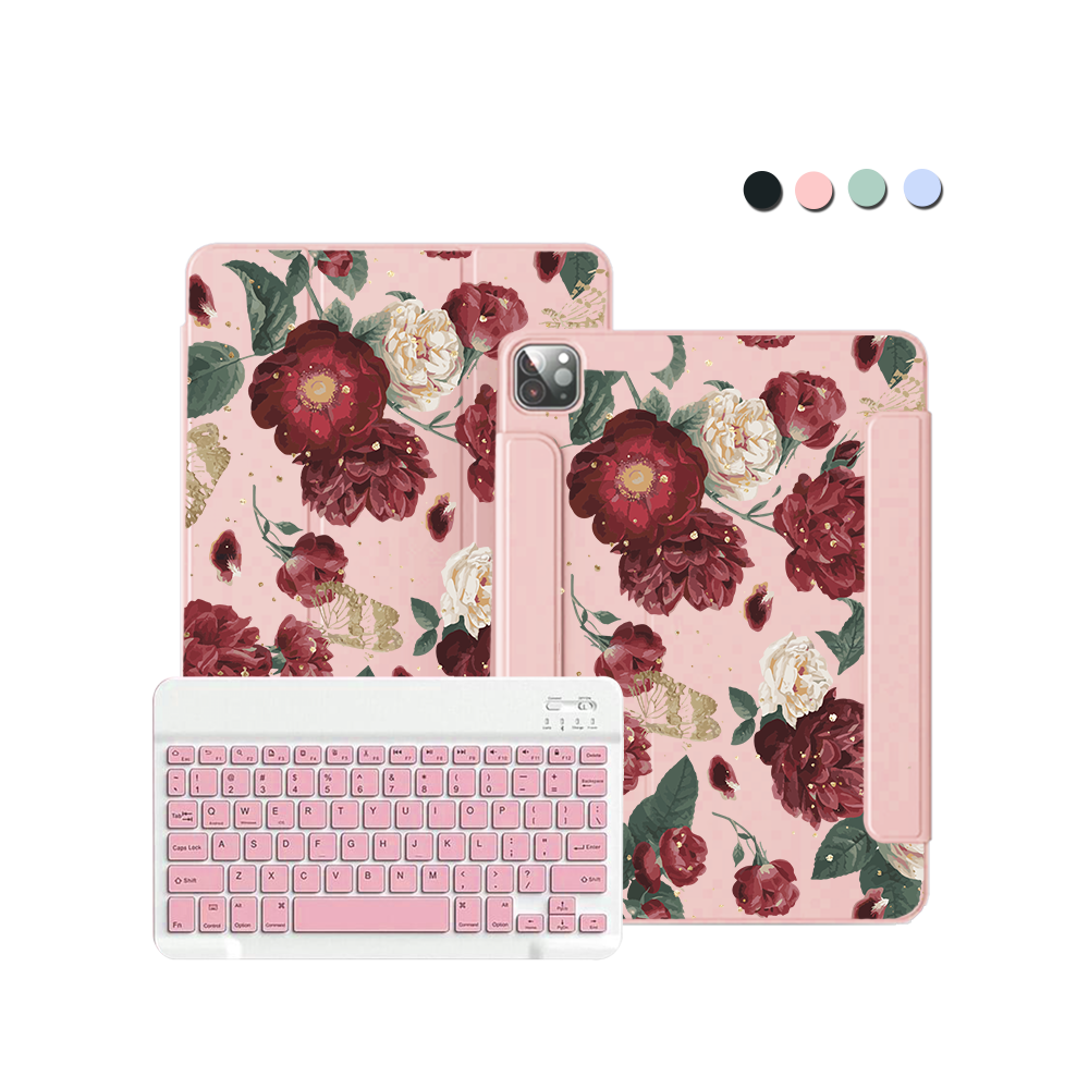 iPad / Android Tab Wireless Keyboard Flipcover - Rosalie