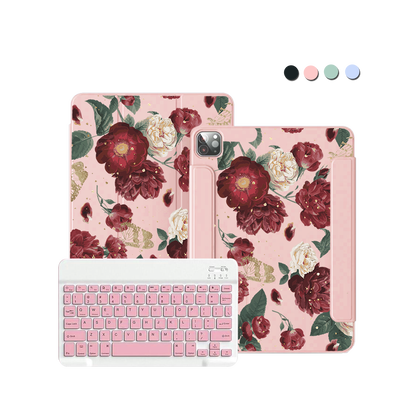 iPad / Android Tab Wireless Keyboard Flipcover - Rosalie