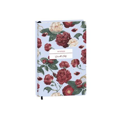 Hardcover Bookpaper Journal - Rosalie (with Elastic Band & Bookmark)