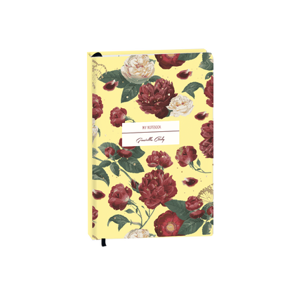Hardcover Bookpaper Journal - Rosalie (with Elastic Band & Bookmark)