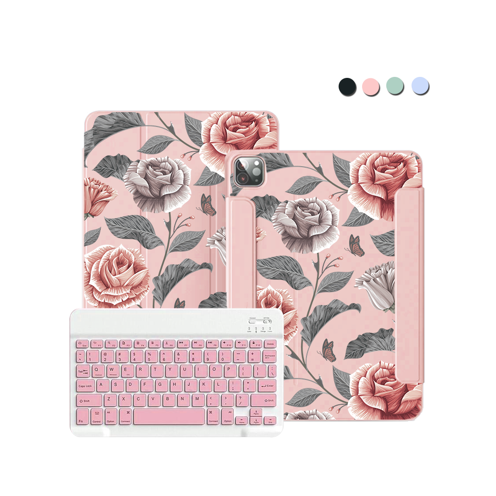 iPad Wireless Keyboard Flipcover - Rosie