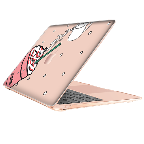 Macbook Snap Case - Raspberry Frappe