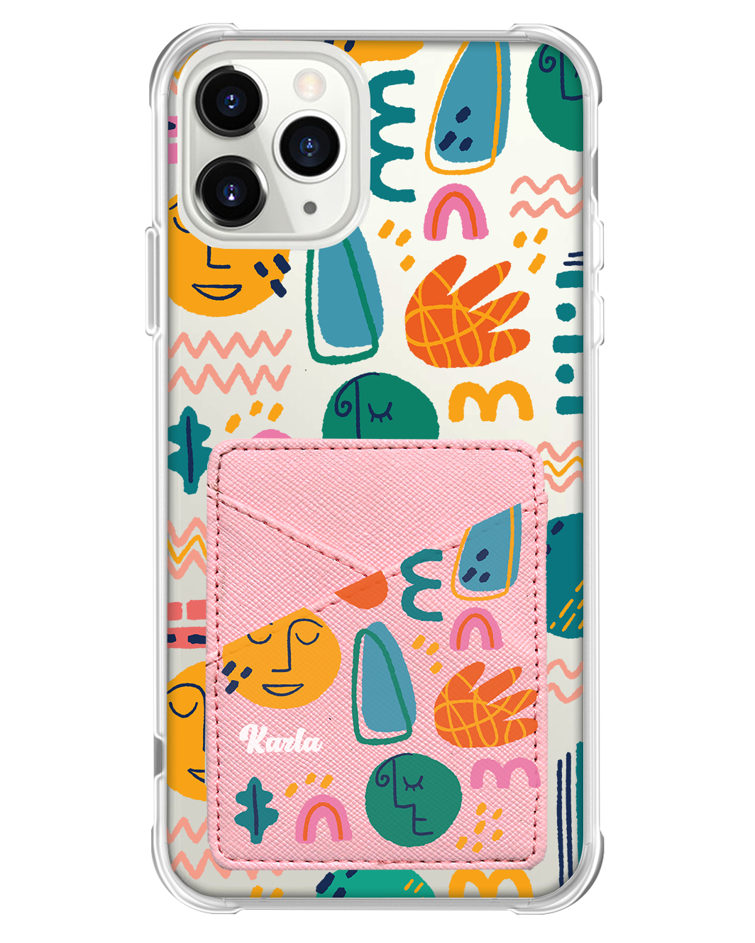 iPhone Phone Wallet Case - Silent Art