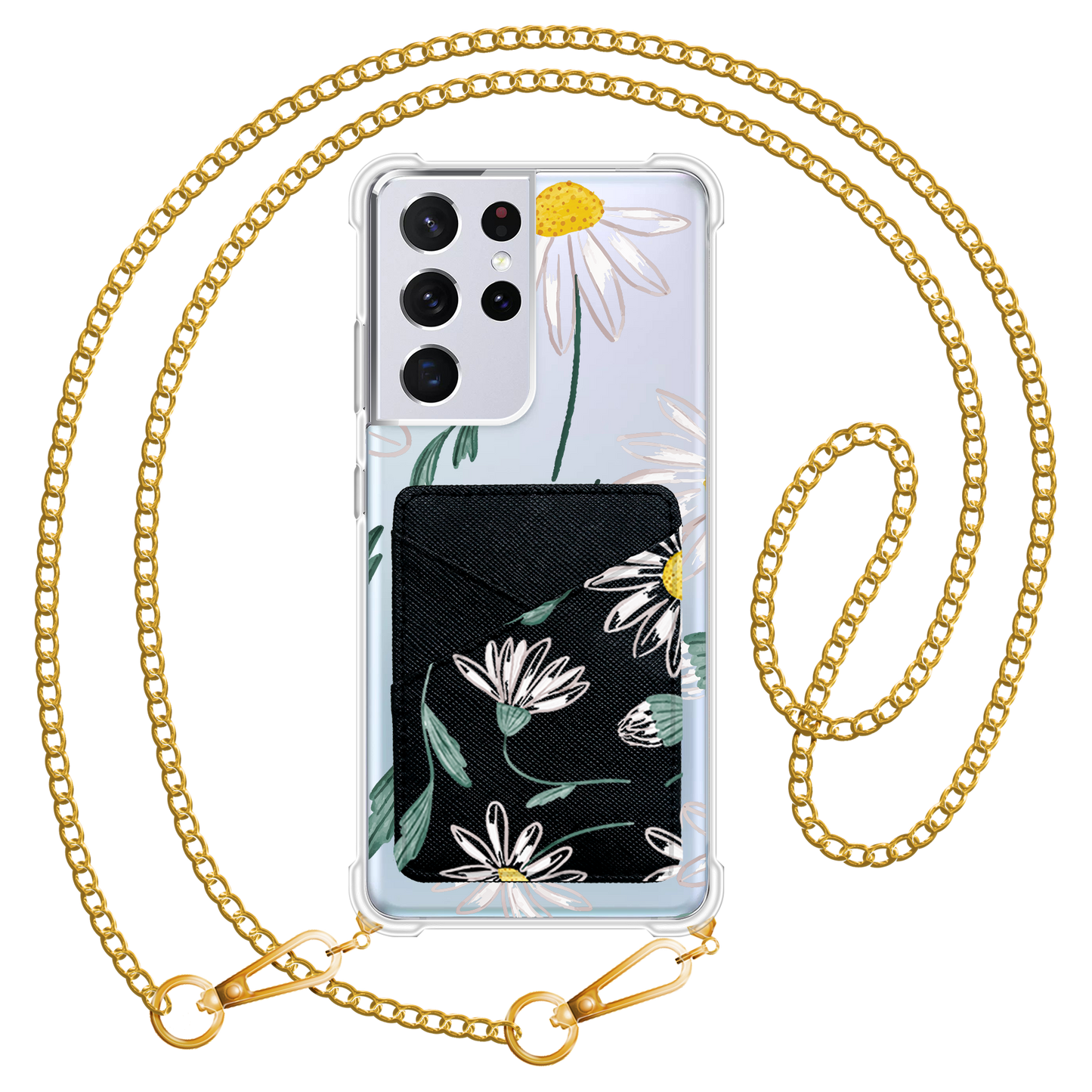Android Phone Wallet Case - April Daisy 2.0