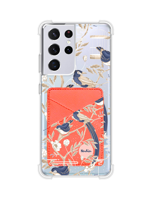 Android Phone Wallet Case - Lovebird 1.0