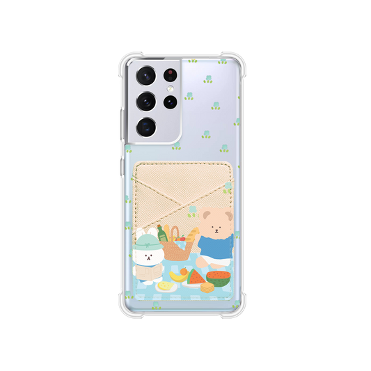 Android Phone Wallet Case - Picnic Bear 1.0