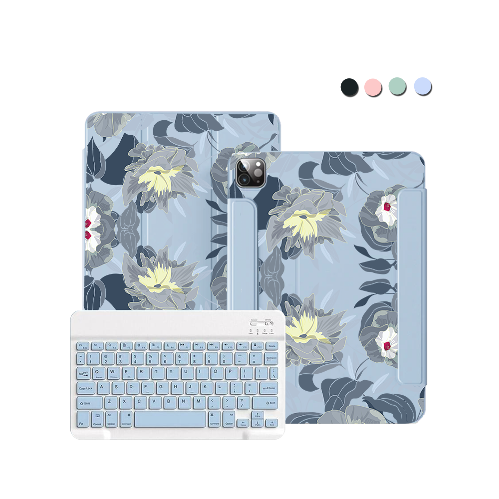 iPad Wireless Keyboard Flipcover - September Morning Glory