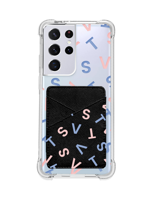 Android Phone Wallet Case - Seventeen Monogram