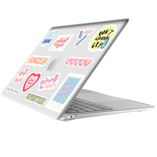 Macbook Snap Case - Seventeen Sticker Pack