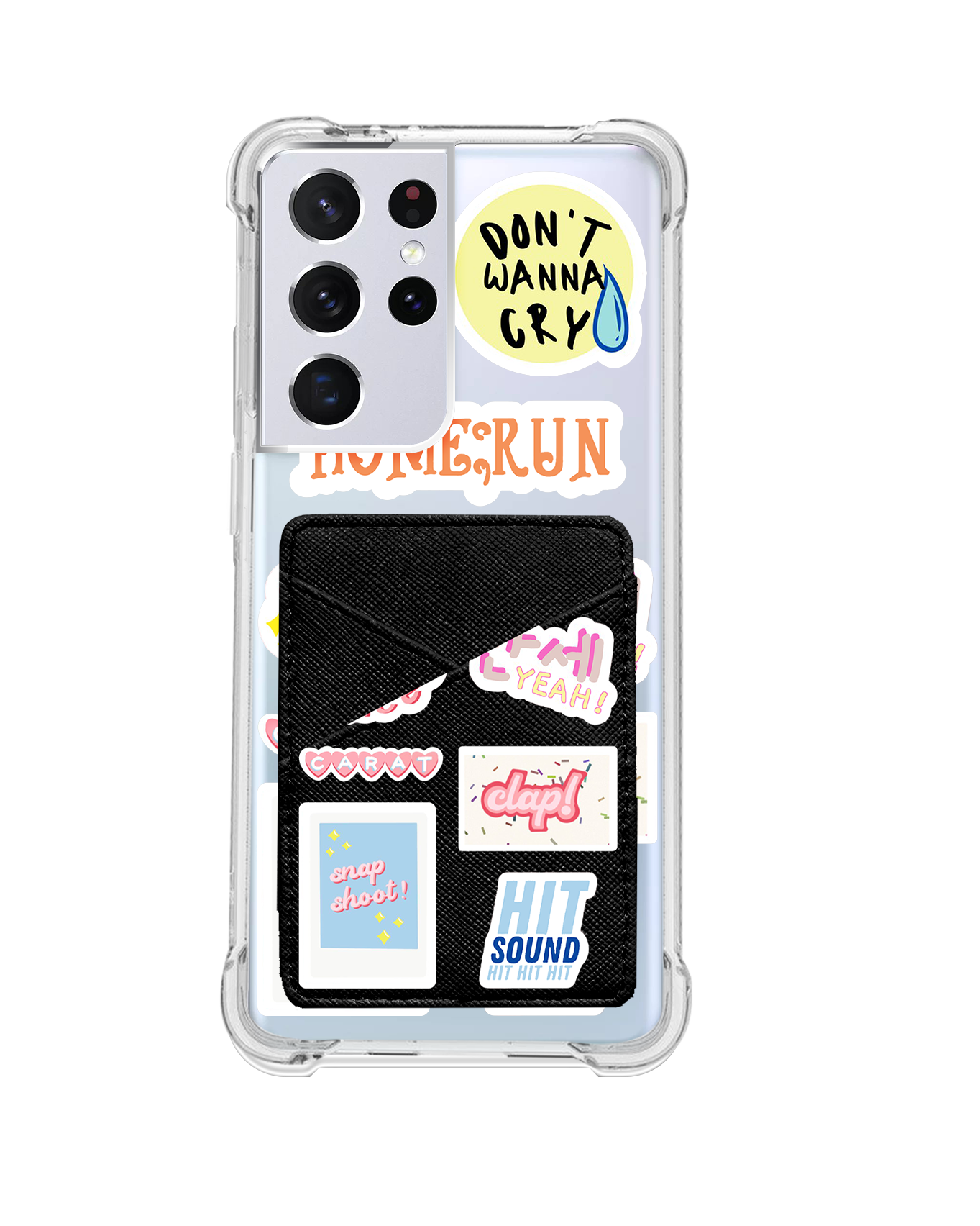 Android Phone Wallet Case - Seventeen Sticker Pack