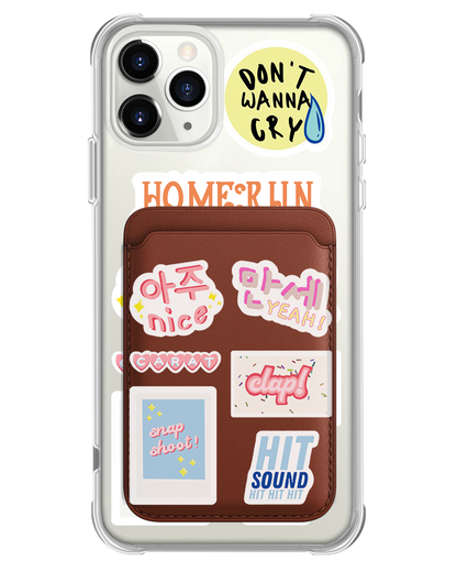 iPhone Magnetic Wallet Case - Seventeen Sticker Pack