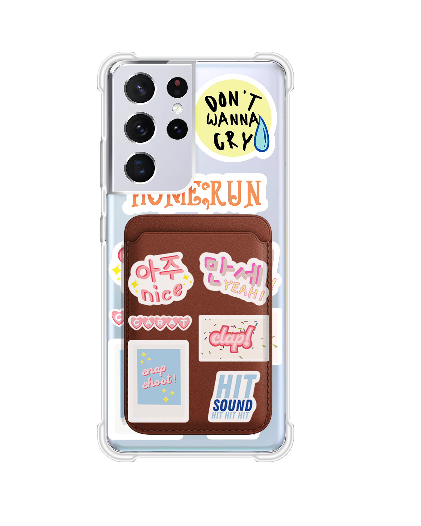 Android Magnetic Wallet Case - Seventeen Sticker Pack